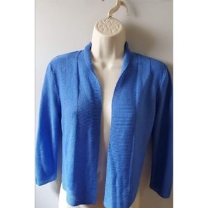 Women's open front 3/4 sleeve cardigan